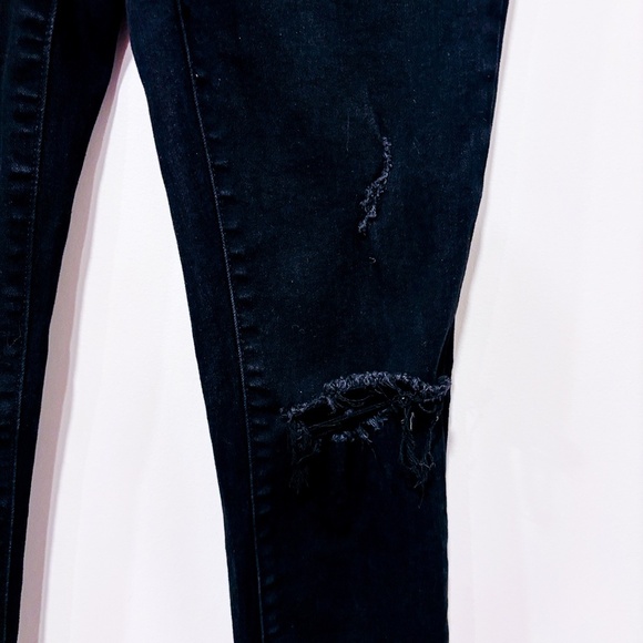 GARAGE – Black distressed skinny jeans | Stretch denim • - Picture 8 of 11